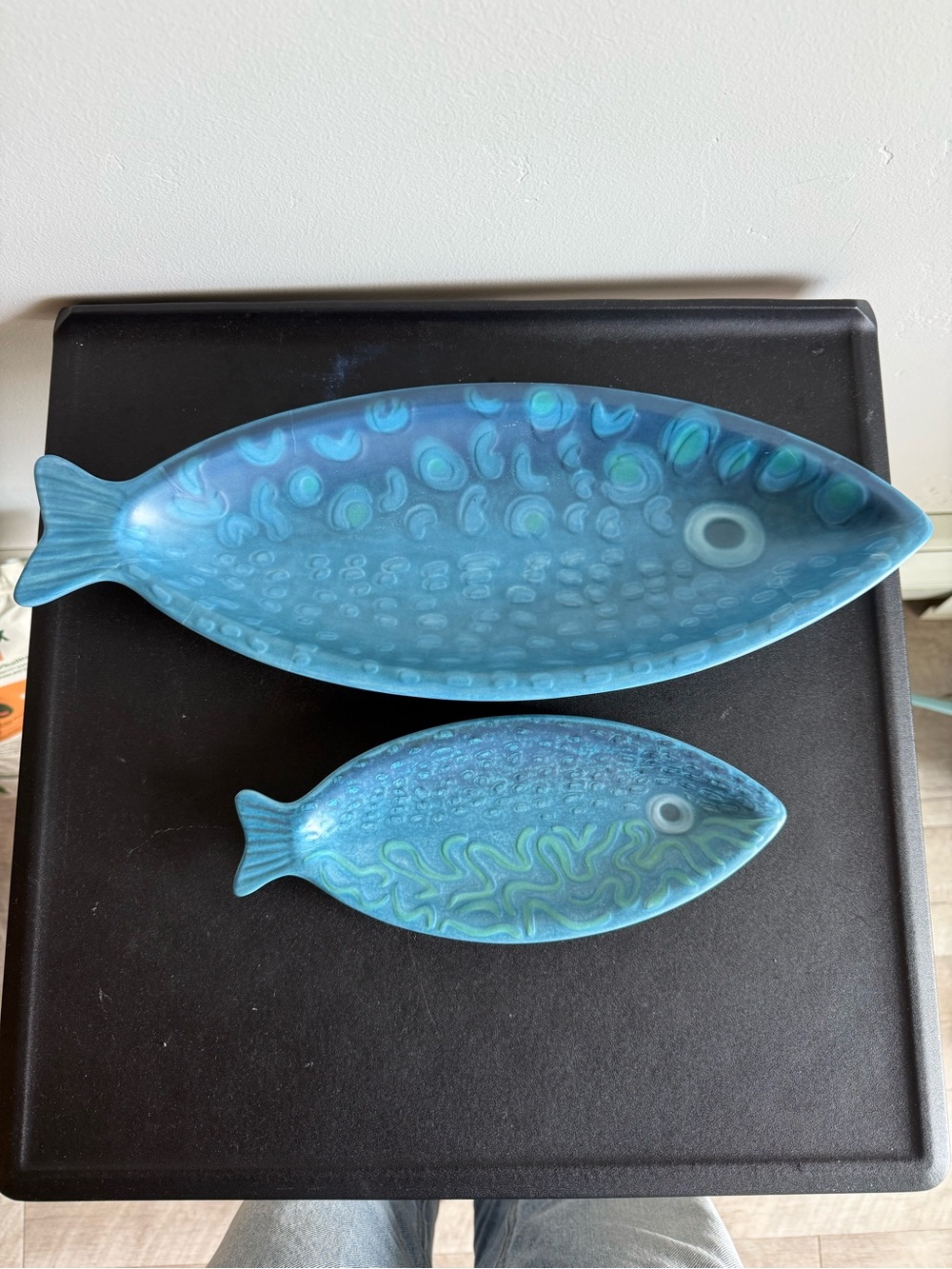Blue Sardine Fish Serving Platters - Opalhouse